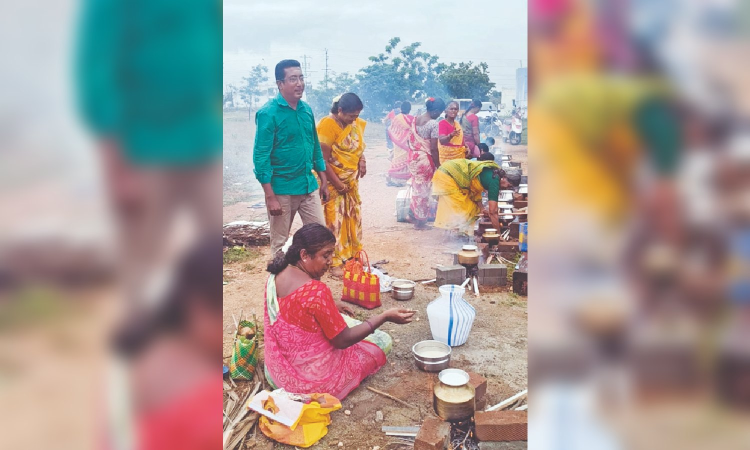 Temple land row: Residents seek divine support Temple land row: Residents seek divine support