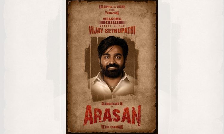 Vijay Sethupathi on board STRs Arasan