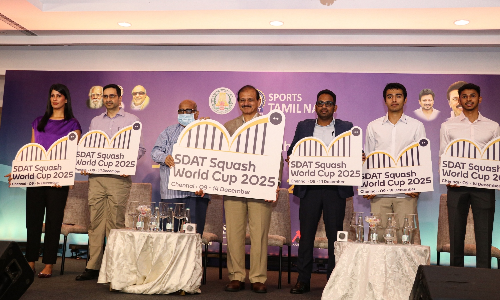 India chases home glory as Chennai hosts 2025 Squash World Cup