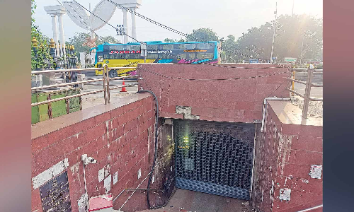 Subways on Kamarajar Salai fail morning rush-hour pedestrians