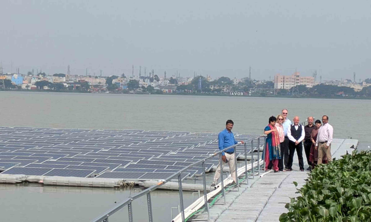 Floating solar power plant commissioned in Coimbatore