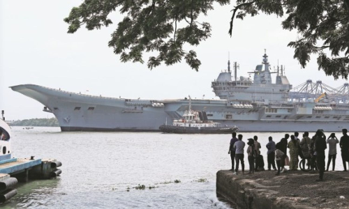 Indian aircraft carrier INS Vikrant to assist in Sri Lanka’s flood rescue efforts Indian aircraft carrier INS Vikrant to assist in Sri Lanka’s flood rescue efforts