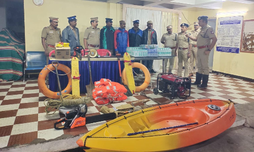 Chennai police ready with safety plan for Cyclone Ditwah