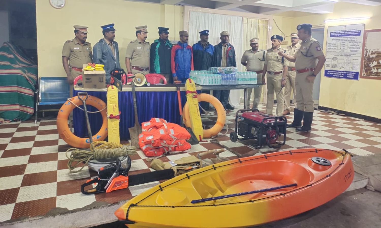 Chennai police ready with safety plan for Cyclone Ditwah