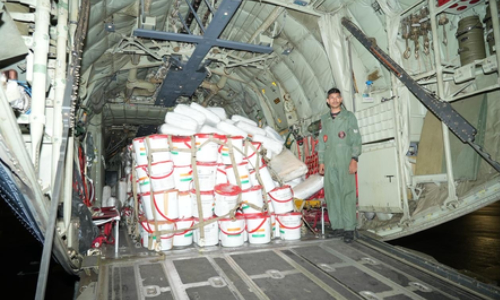 Indian Air Force delivers 21 tonnes of relief material to Sri Lanka reeling from floods, landslides