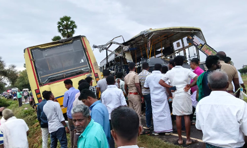 11 die as government buses collide head-on in Sivaganga