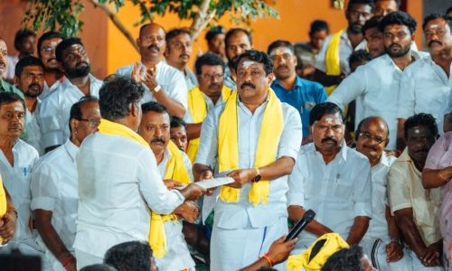 State universities bankrupt under DMK, says TN BJP chief Nainar State universities bankrupt under DMK, says TN BJP chief Nainar