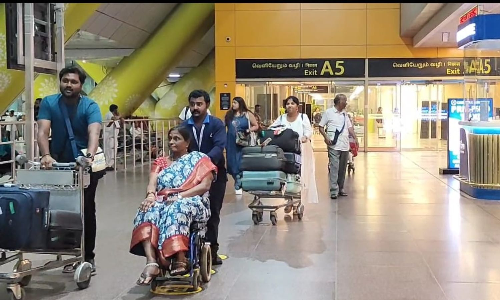 Stranded in Sri Lanka: 189 Indians, including 166 from TN, return to Chennai after cyclone ordeal