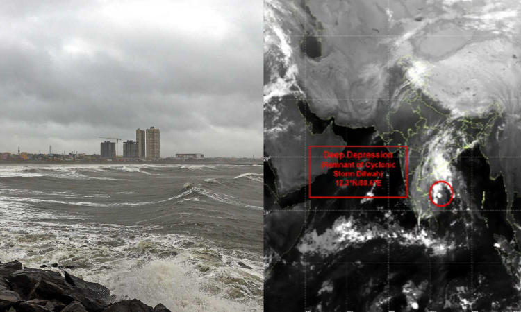 Remnants of Cyclone Ditwah continue to affect Chennai, likely to weaken soon Remnants of Cyclone Ditwah continue to affect Chennai, likely to weaken soon