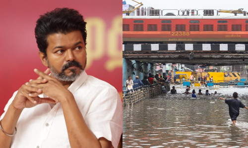 TN rains: DMK govt’s apathy causing trouble for people, alleges TVK leader Vijay TN rains: DMK govt’s apathy causing trouble for people, alleges TVK leader Vijay