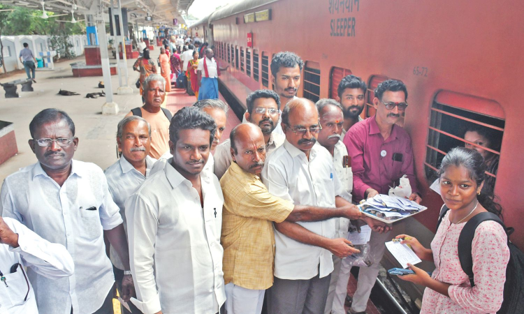 Thanjavur Railway station turns 165