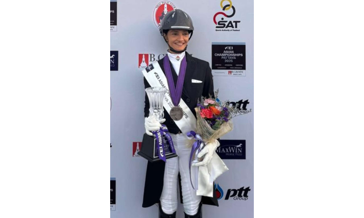 India bags five medals at Asian Equestrian Championship India bags five medals at Asian Equestrian Championship