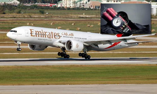 Bomb threat for Emirates flight coming from Dubai