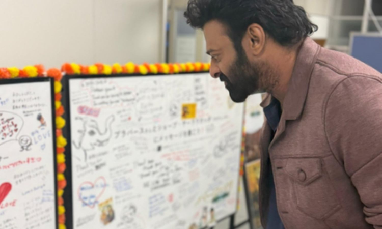 Prabhas attends his Baahubali: The Epic special screening in Japan