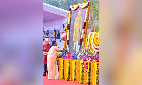 President, VP, PM offer tributes to Ambedkar on 69th death anniversary President, VP, PM offer tributes to Ambedkar on 69th death anniversary