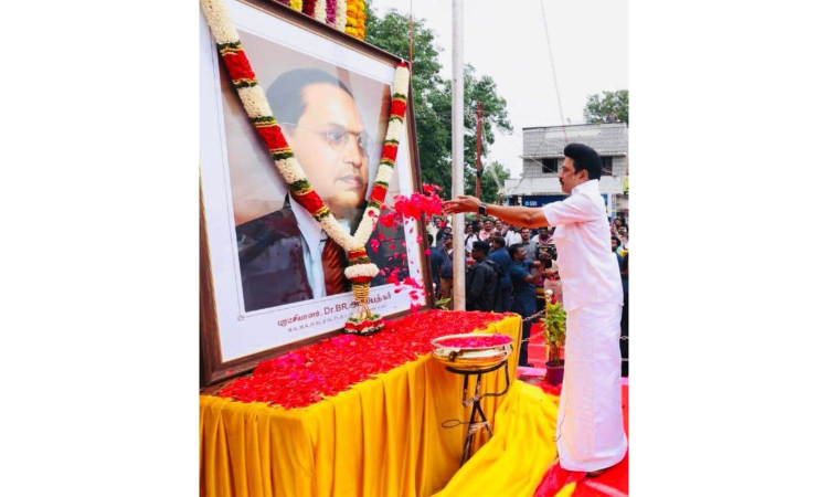 Tamil Nadu Chief Minister Stalin, Governor RN Ravi pay tributes to Ambedkar