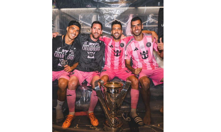 Messi bids farewell to Busquets, Alba with MLS Cup