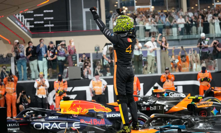 McLaren driver Lando Norris clinches his first F1 title at season-ending Abu Dhabi Grand Prix