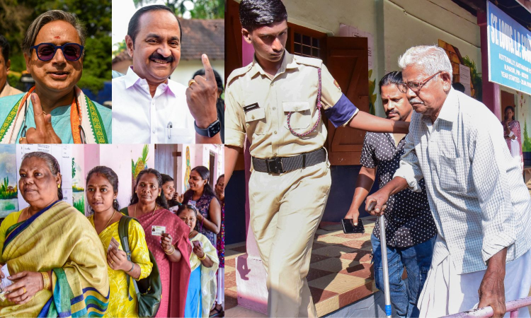 Kerala local body polls: Polling in key Kerala local body elections crosses 50 per cent in 7 hours Kerala local body polls: Polling in key Kerala local body elections crosses 50 per cent in 7 hours