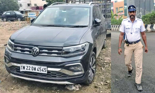 Traffic cop chases speeding car, dies after being knocked down during pursuit Traffic cop chases speeding car, dies after being knocked down during pursuit