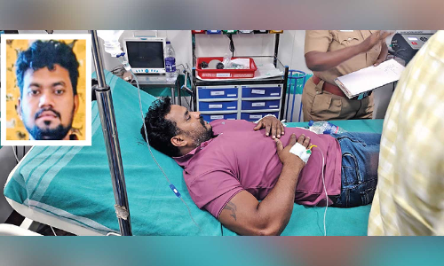Coimbatore police shoot at history-sheeter in self-defence, nab him Coimbatore police shoot at history-sheeter in self-defence, nab him