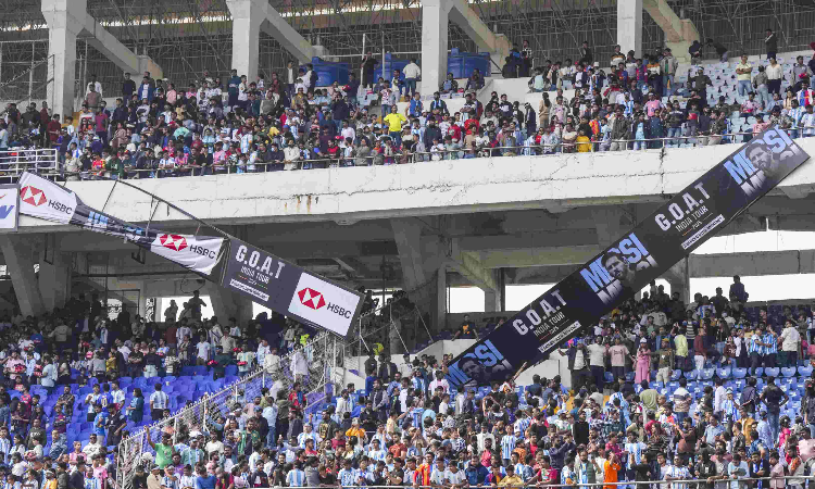 Prime organiser of Messi event in Kolkata arrested over ‘mismanagement’ after stadium chaos Prime organiser of Messi event in Kolkata arrested over ‘mismanagement’ after stadium chaos
