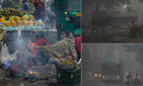 Delhi chokes under hazardous smog as air quality worsens; visibility low Delhi chokes under hazardous smog as air quality worsens; visibility low