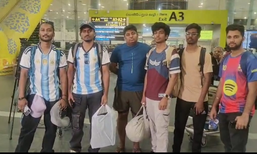 No see Messi: Football fans from Chennai spend Rs 25K to travel to Kolkata No see Messi: Football fans from Chennai spend Rs 25K to travel to Kolkata