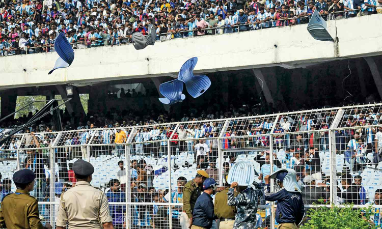 Shameful for Bengal, Mamata should take responsibility: BJP on Messi event chaos Shameful for Bengal, Mamata should take responsibility: BJP on Messi event chaos
