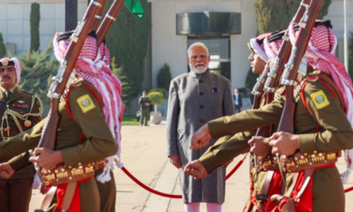 PM Modi arrives in Jordan on two-day visit PM Modi arrives in Jordan on two-day visit