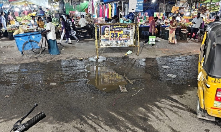 Chennai Citizen Connect: Severe sanitation issues plague commercial hub of West Tambaram Chennai Citizen Connect: Severe sanitation issues plague commercial hub of West Tambaram