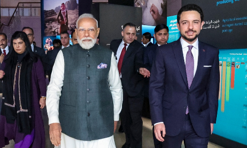 Crown Prince drives PM Modi to Jordan Museum in special gesture