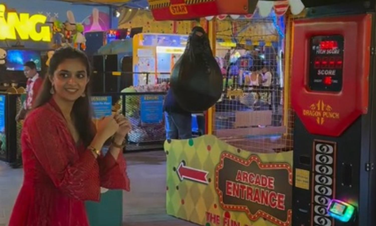 Keerthy Suresh brings out her inner baddie with a powerful punch Keerthy Suresh brings out her inner baddie with a powerful punch