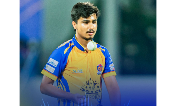 Satvik Deswal sold to RCB for 30 lakh Satvik Deswal sold to RCB for 30 lakh