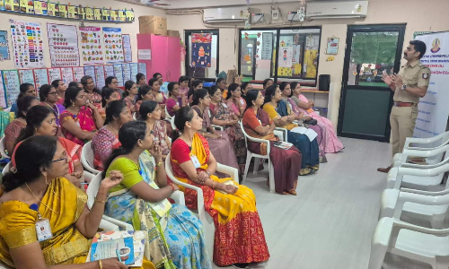 Cyber Crime awareness: Chennai police reach out to Schools, RWA Cyber Crime awareness: Chennai police reach out to Schools, RWA