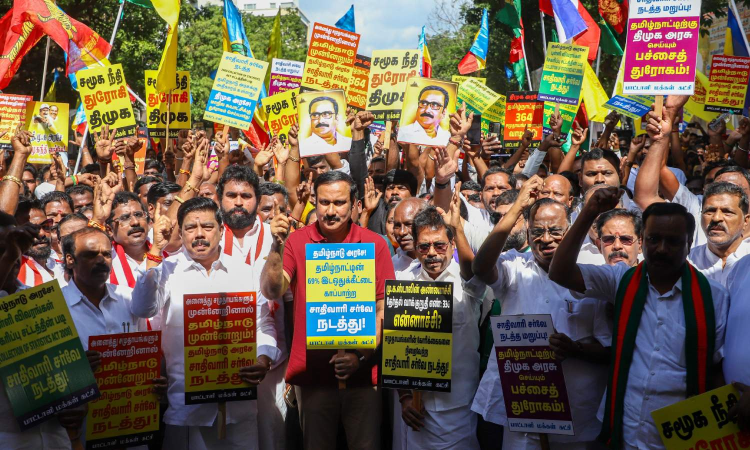 Anbumani questions silence of DMKs allies on caste census Anbumani questions silence of DMKs allies on caste census