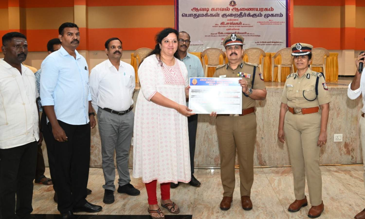 Avadi police return property, cash worth Rs 4 cr to victims Avadi police return property, cash worth Rs 4 cr to victims