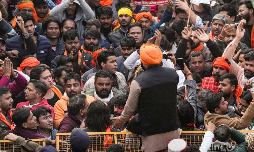 Chaos at Bangladesh High Commission as VHP, Bajrang Dal protesters clash with police