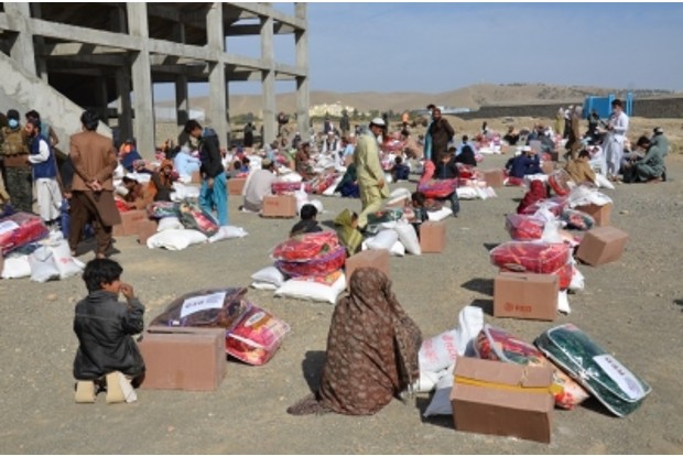 1,000 families receive relief aid in Afghanistan