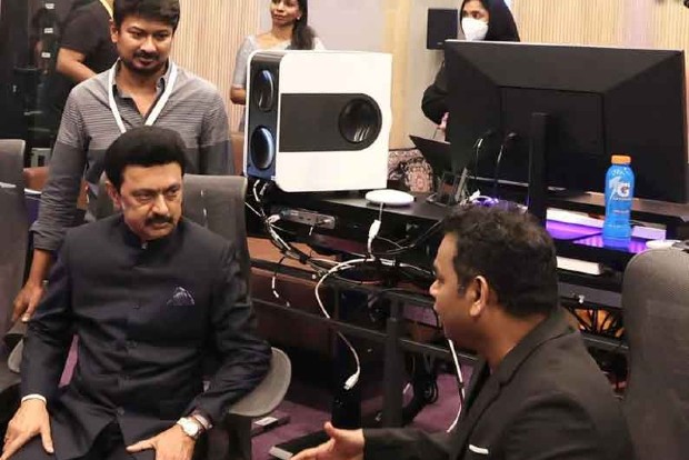 Stalin visits Rahmans studio during Dubai tour