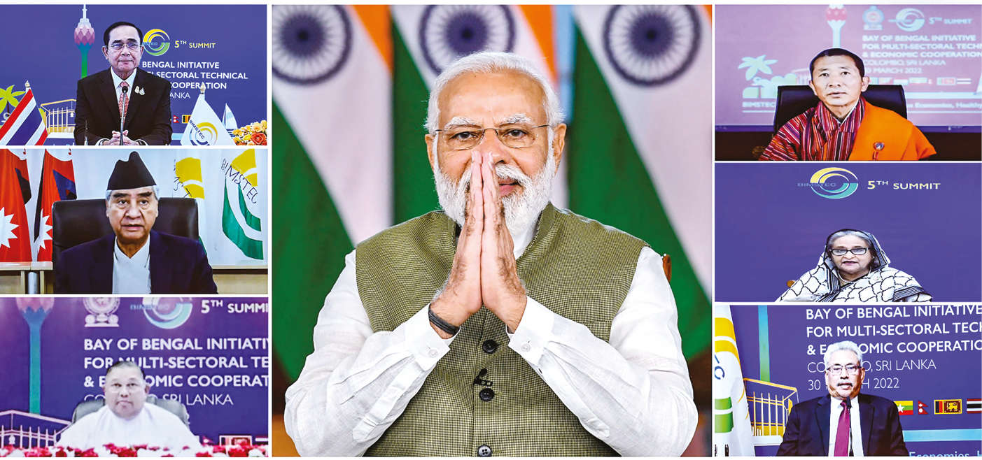 Modi pitches for regional security at BIMSTEC meet