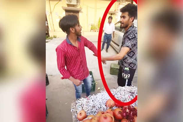Scripted video shared as fruitseller duping customers
