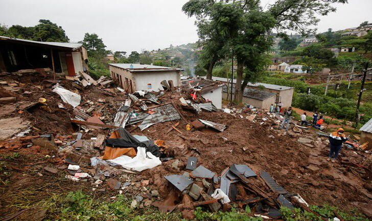 Dozens still missing as South Africa floods death toll rises to 443
