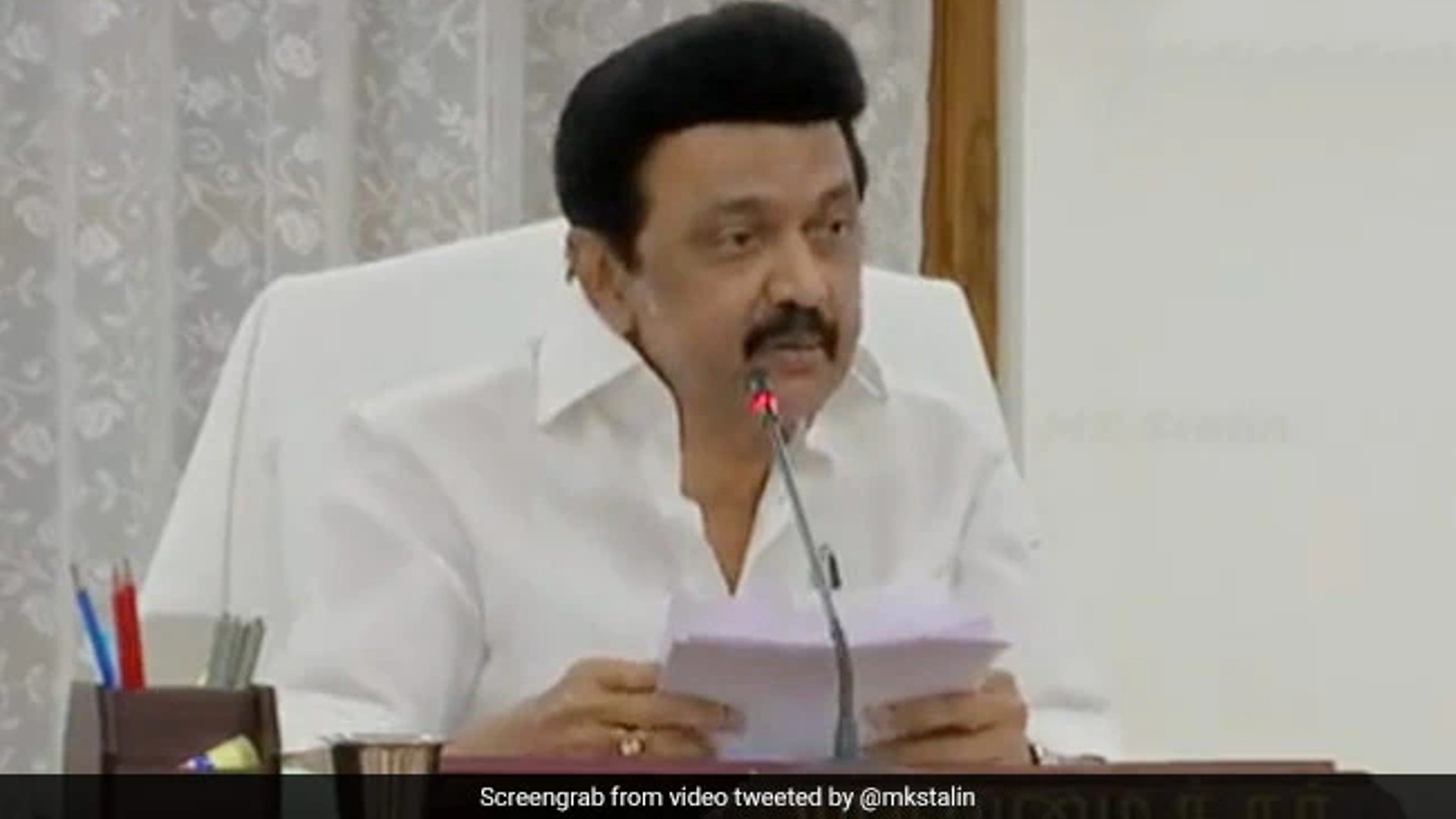 NEET row: Governor is nothing but a postman, says CM Stalin