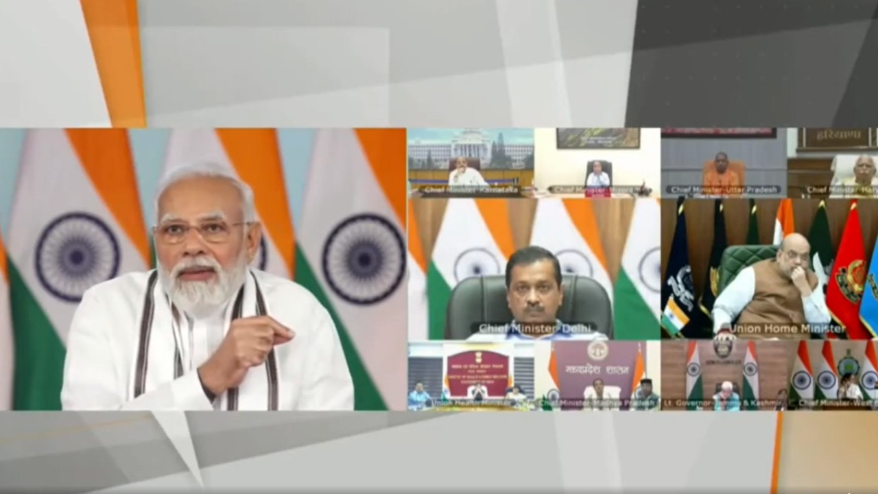 Modi stresses CMs on Covid-appropriate behaviour as cases rise in India