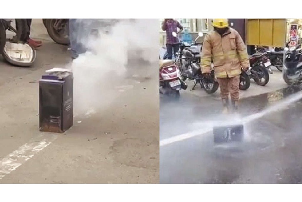 E-scooter catches fire, triggers safety concerns