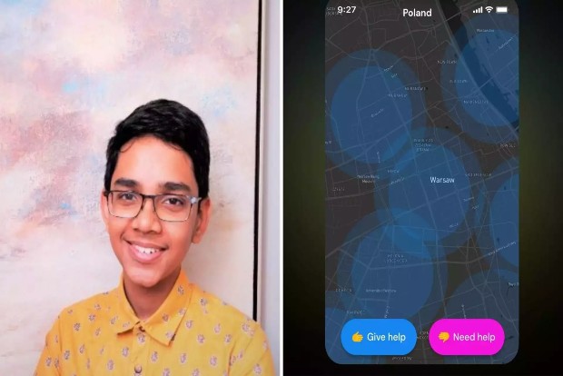 15-year-old Indian develops app for Ukrainians to seek help
