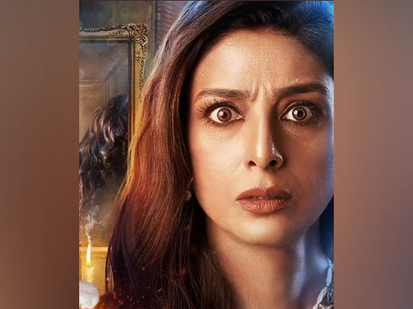 Tabu unveils her petrified look from Bhool Bhulaiyaa 2