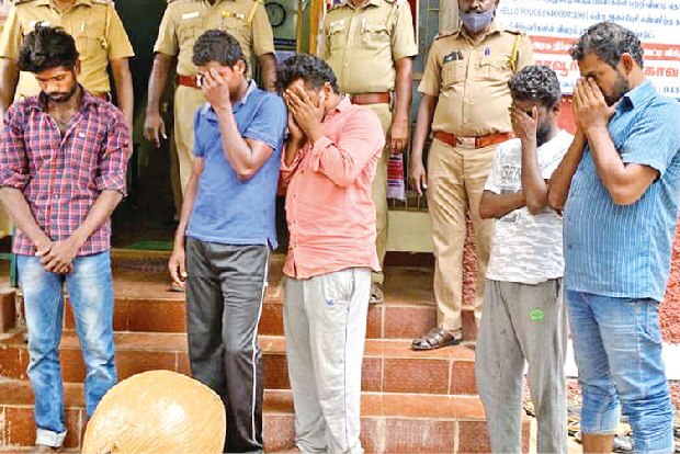 Five member gang held for bid to sell copper as iridium in Thanjavur