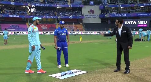 IPL 2022: MI captain Rohit Sharma wins toss, opts to field against LSG